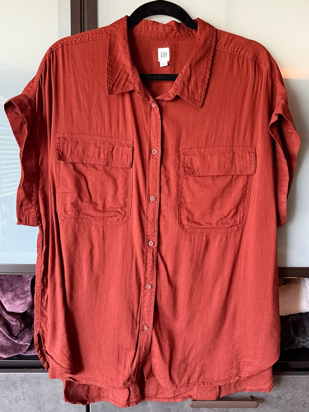GAP Cotton/Rayon Shirt XL